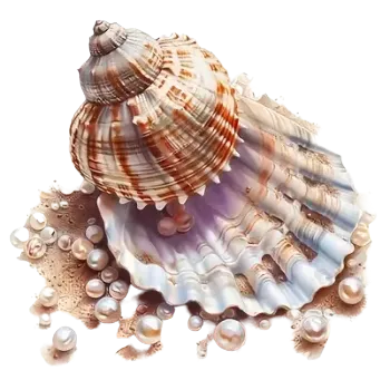 Samolepicí dekorace na vozidlo Vinylová samolepka - lastura VI (8,0 cm)