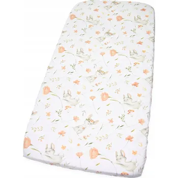 Prostěradlo PROSTĚRADLO DO POSTÝLKY 120x60 cm BAVLNĚNÉ Kerstin