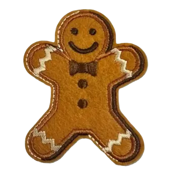 Nažehlovací nášivka - perníček (5,0 x 6,6 cm)