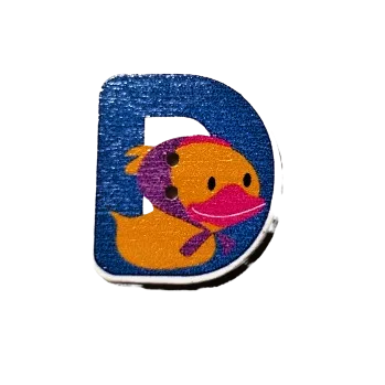 Knoflík Knoflík dřevěný D