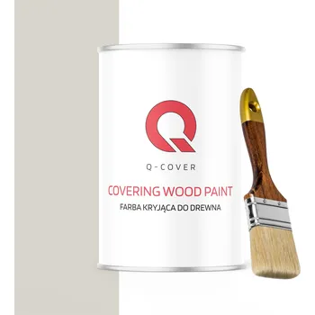 barva a nátěr na dřevo KRYCÍ BARVA NA RENOVACI DŘEVĚNÝCH DVEŘÍ MDF RAL 9002 BÍLÁ ŠEDÁ SATÉNOVÁ 1L