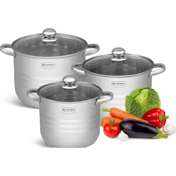 Hrnec Sada hrnců nerezová ocel Edenberg EB-517, 6dílná