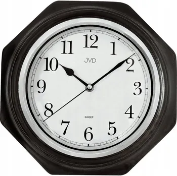 Hodiny Nástěnné hodiny JVD hnědé 28 cm