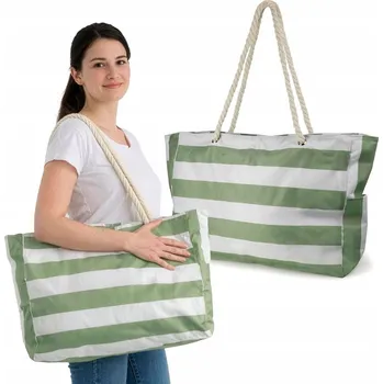 Kabelka Allbag plážová taška nylonová, vícebarevná