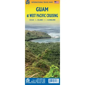 Guam & West Pacific Cruising - přehledová mapa