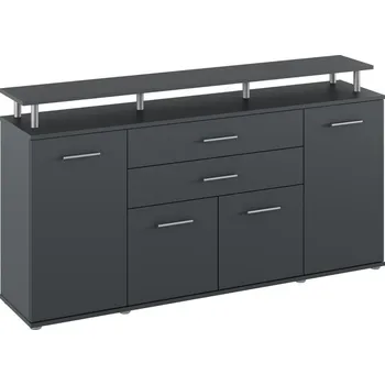 Komoda Komoda Kondela 156 x 35 x 83,6 cm grafit