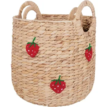 Piknikový koš GREEN GATE Úložný koš Strawberry Menší