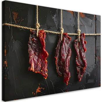 Obraz Obraz do kuchyně, restaurace, baru, jídelny, Sušené červené maso 45x30