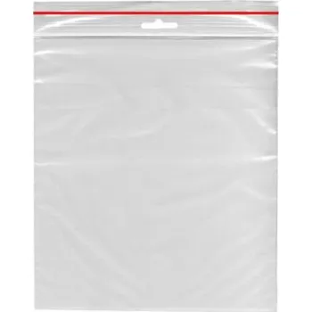 Rychlouzavírací sáček (LDPE) transparentní 25 x 30 cm [10 x 100 ks]