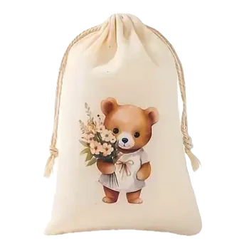 Stahovací sáček - s medvídkem III (10,0 x 14,0 cm)