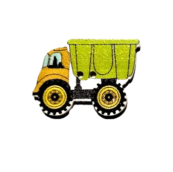 Knoflík Knoflík dřevěný náklaďák IV