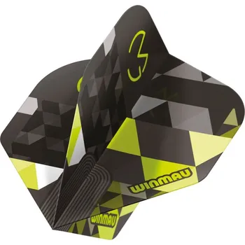 Letky na šipky Winmau Prism Delta MvG černo-zelené 820