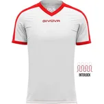 Sportovní triko GIVOVA Revolution white-red 2XL