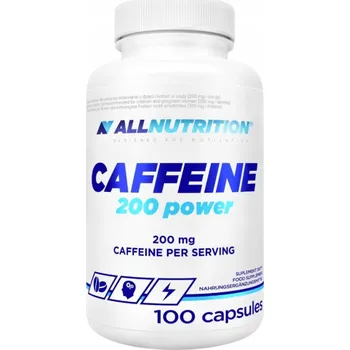 Doplněk Stravy kondicionér Allnutrition Kofein 200 mg 100 kapslí bez chuti