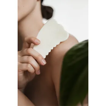 Masáž Nefritová gua sha destička pro masáž těla