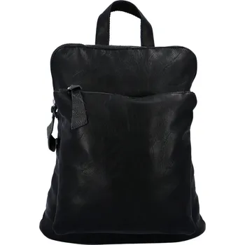Městský batoh Dámský městský batoh kabelka černý - Paolo Bags Buginni černá