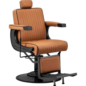 Kosmetika Holičská židle Gabbiano Visionerio světle hnědá