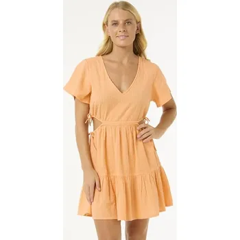 Dámské šaty RIP CURL šaty - Cala Vadella S/S Cover Up Orange (30)