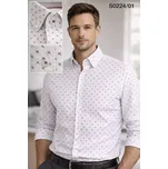 EGO MAN košile pánská S0224-01 slim fit bílá XXL