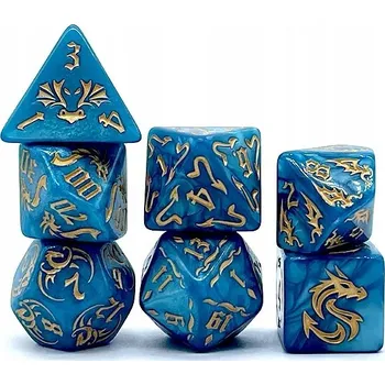 Příslušenství k deskovým hrám SMOK ABAZIGAL SADA 7 KOSTEK PRO RPG HRY