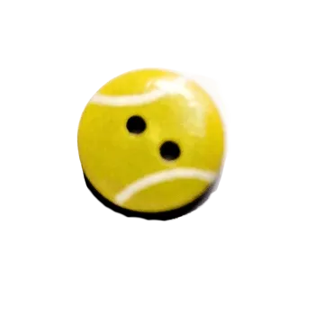 Knoflík Knoflík dřevěný tenis