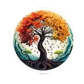 samolepka Samolepky - strom života II (sada 5 ks)