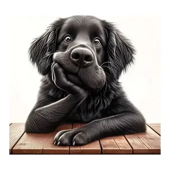 Nášivka Nažehlovací obrázek - prostě ... pes (18,0 x 16,5 cm)