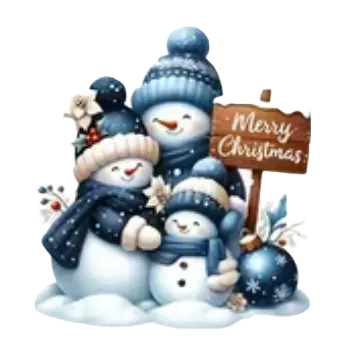 Vánoční dekorace Nažehlovací obrázek - vánoční sněhulák III (8,3 x 9,0 cm)