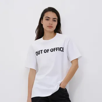 Dámské tričko Reserved - Tričko s potiskem - bílá - 168HT-00X - 168HT-00X-X_X