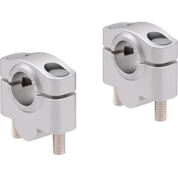 Řídítka Hepco & Becker Zvýšení řídítek Royal Hunter 350 (23-25) H 25 mm stříbrné