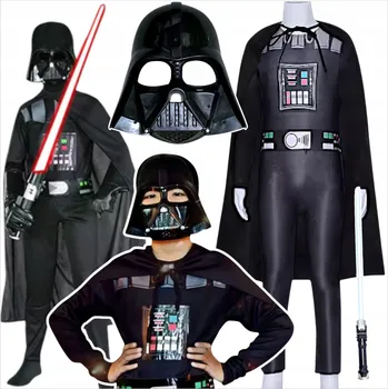 Karnevalový kostým KOSTÝM DARTH VADER STAR WARS MASKA MEČ SVĚTELNÝ HVĚZDNÉ VÁLKY