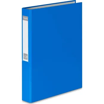 KANCELÁŘSKÝ ŠANON A4 40MM 4 KRUHY SVĚTLE MODRÝ ÚZKÝ PAPÍROVÝ ŠKOLNÍ