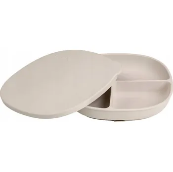 Talířek B.Box béžový silikonový