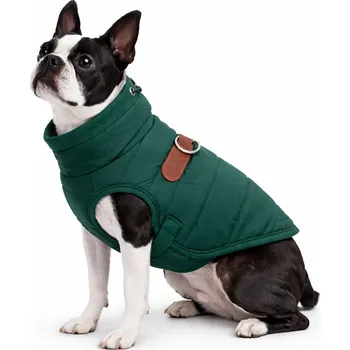 Obleček pro psa PET ARTIST Zateplená zimní bunda pro psa Emerald Forest Velikost: M