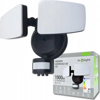 LED Reflektor Dvojitý 24W 1900lm Senzor Pohybu a Soumraku, Změna Barvy