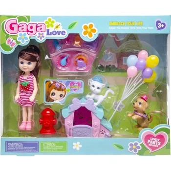 Panenka Panenka s domácími mazlíčky a doplňky Sada hraček a figurek