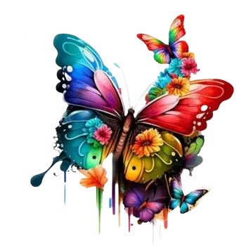 Nažehlovací obrázek -barevná radost II (15,0 x 17,4 cm)