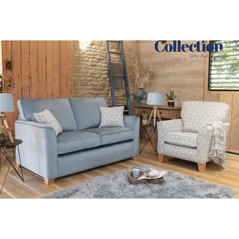 Pohovka BARRINGTON FURNITURE Rozkládací pohovky modrá 2 místná