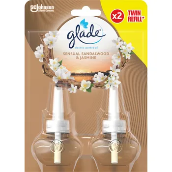 GLADE náhradní náplň do elektrického osvěžovače vzduchu Sensual sandalwood & jasmín 2x20ml