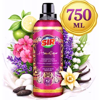 Aviváž SIR TEKUTÁ AVIVÁŽ 750ML VELOUR MUSK PERFUME KONCENTRÁT 42 PRANÍ