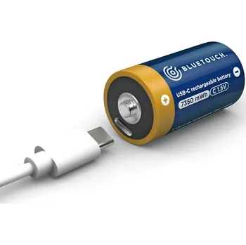 Článková baterie USB-C nabíjecí baterie BLUETOUCH; typ C