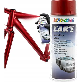 Barva ve spreji Dupli Color Cars Metalický lak Červená metalíza Sprej 400 ml