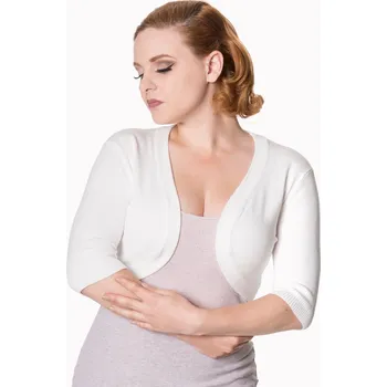 Bolerko Banned Retro bolerko Hudson - OffWhite Velikost: L (UK 14)