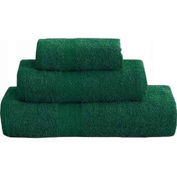 OSUŠKA S PÁSKEM BAVLNA 100% MĚKKÁ SAVÁ 70x140 zelená BARVA