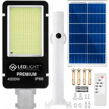 Venkovní osvětlení Pouliční lampa VÖGLER 4000 W 400000 lm solární napájení