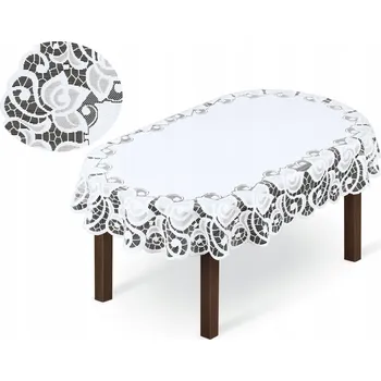 ubrus Obrus odolný proti skvrnám 120 cm x 160 cm oválný