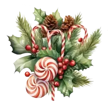 Vánoční dekorace Nažehlovací obrázek - vánoční kytice III (23,0 x 22,5 cm)