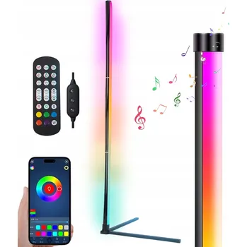 Stojací lampa RGB LED STOJACÍ LAMPA CHYTRÁ DEKORATIVNÍ LAMPA DO OBÝVÁKU 155 CM