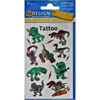Odstranitelné tetování Tetování pro děti, tetovačky Dinosauři 2 Avery 56772