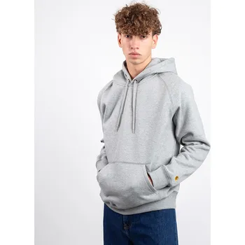 Pánská mikina Carhartt WIP Hooded Chase Sweat Grey Heather / Gold XS